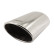 Simoni Racing Exhaust Tip Oval/Slanted Stainless Steel - Diameter 150x100mm - Length 250mm - Mounting 54mm, Thumbnail 2