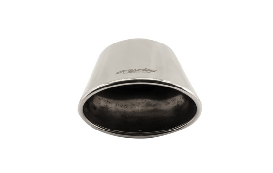 Simoni Racing Exhaust Tip Oval/Slanted Stainless Steel - Diameter 150x100mm - Length 250mm - Mounting 54mm, Image 3