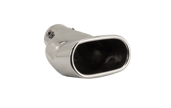 Simoni Racing Exhaust Tip Rectangular Stainless Steel - Diameter 117x68mm - Length 190mm - Mounting 63mm, Image 4