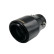 Simoni Racing Exhaust Tip Round/Angled Stainless Steel Black - Ã˜90xL150mm - Mounting 39->64mm