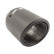 Simoni Racing Exhaust Tip Round/Slanted Matt-Carbon+Stainless Steel - 89xL155mm - Mounting 63mm, Thumbnail 3