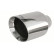 Simoni Racing Exhaust Tip Round/Slanted Stainless Steel - Diameter 114mm - Length 210mm - Mounting 38 - 60mm