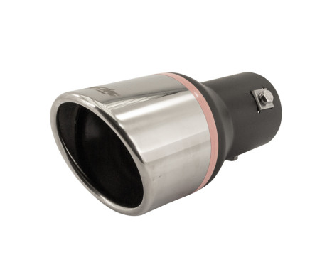 Simoni Racing Exhaust Tip Round/Slanted Stainless Steel - Diameter 90mm - Length 175mm - Assembly 57mm, Image 2