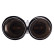 Simoni Racing Exhaust Trim Double Right Round/Slanted Stainless Steel & Carbon - 102xL215-230mm, Thumbnail 3