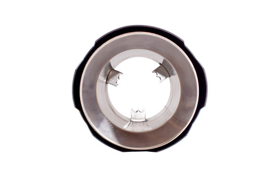 Simoni Racing Exhaust Trim Round/Slanted Matt Black+Stainless Steel - Ø116xL170mm - Mounting 42-74mm, Image 5