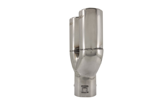 Simoni Racing Uitlaatsierstuk Dual Round RVS - Diameter 63- Length 220mm - Mounting 60mm, Image 6