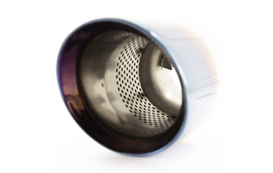 Tail Pipe Burnt End Round / Skewed Ti-Tip Ø114 - 8 inches / Inlet Dia. 60mm Simoni Racing, Image 6