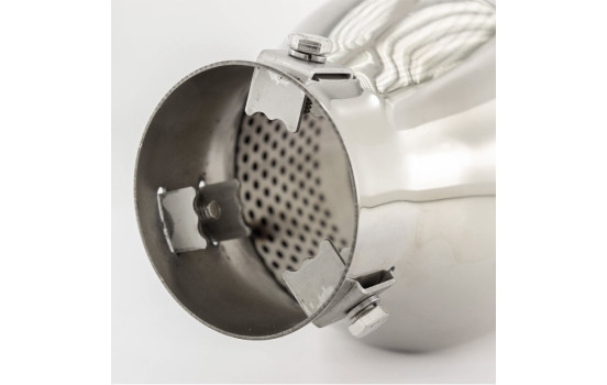 Tail Pipe Burnt End Round / Skewed Ti-Tip Ø114 - 8 inches / Inlet Dia. 60mm Simoni Racing, Image 9