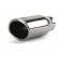 Tail Pipe Oval / Oblique SS - 77x72 - 6 inches / Inlet Dia. - 65mm Simoni Racing