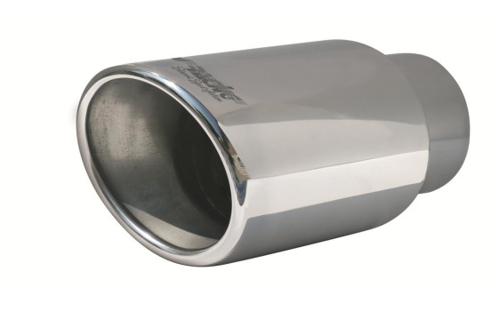 Tail Pipe Oval / Oblique SS - Diameter 122x117mm - 8 inches / Inlet Dia. 77mm Simoni Racing