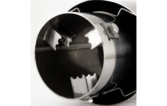 Tail Pipe Oval / Oblique SS - Diameter 122x117mm - 8 inches / Inlet Dia. 77mm Simoni Racing, Image 9