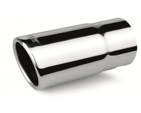 Tail Pipe Round / Skewed - Diameter 63mm - 6 inches / Inlet Dia. 58mm Stainless Simoni Racing
