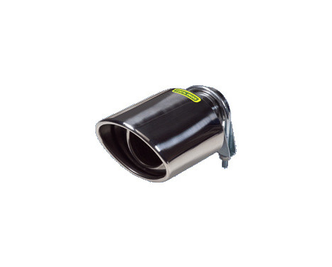 Uitlaatsierstuk RVS - oval 117x85mm - length 178mm - 45-64mm connection, Image 2