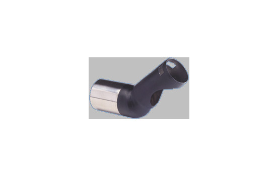Uitlaatsierstuk RVS - round 140mm - length 230mm - Diesel / TDi - 52-60mm connection, Image 2