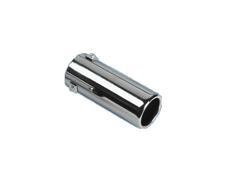 Uitlaatsierstuk Steel / Chrome - round 70mm - length 170mm - 35-57mm connection, Image 2