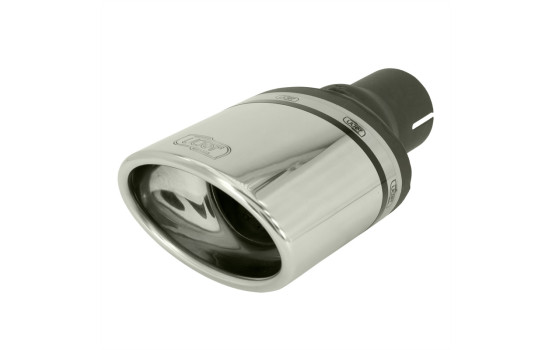 Ulter Sport Exhaust Tip (left) - Oval 120x80mm - Length 120mm - Assembly ->50mm - Stainless Steel, Image 2