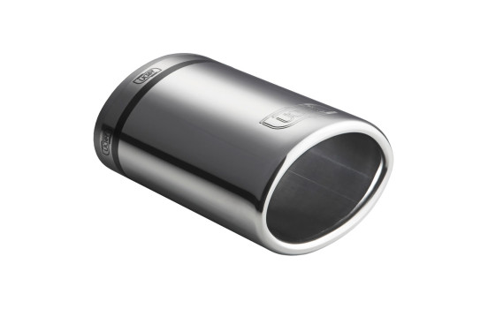 Ulter Sport Exhaust Tip - Oval 120x80mm - Length 120mm - Mounting 50 to 70mm - Stainless Steel