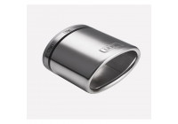 Ulter Sport Exhaust Tip - Oval 95x65mm Angled - Length 120mm - Mounting 40-55mm - Stainless Steel