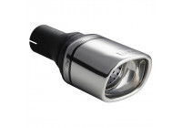 Ulter Sport Exhaust Tip - Rectangle 100x75mm Angled - Length 120mm - Mounting ->50mm - Stainless Steel