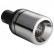 Ulter Sport Exhaust Tip - Round 100mm Big Rim - Length 120mm - Mounting ->50mm - Stainless Steel