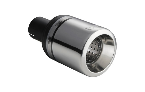 Ulter Sport Exhaust Tip - Round 100mm Big Rim - Length 120mm - Mounting ->50mm - Stainless Steel, Image 2