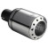 Ulter Sport Exhaust Tip - Round 100mm Bullet - Length 120mm - Mounting ->50mm - Stainless Steel