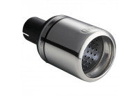 Ulter Sport Exhaust Tip - Round 100mm Type 2- Length 120mm - Mounting ->50mm - Stainless Steel