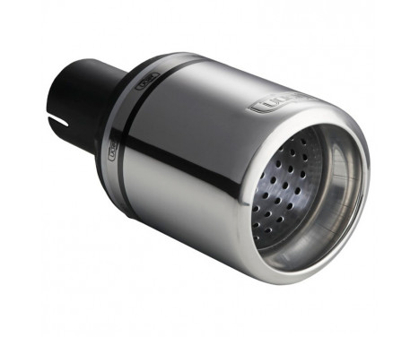 Ulter Sport Exhaust Tip - Round 100mm Type 2- Length 120mm - Mounting ->50mm - Stainless Steel