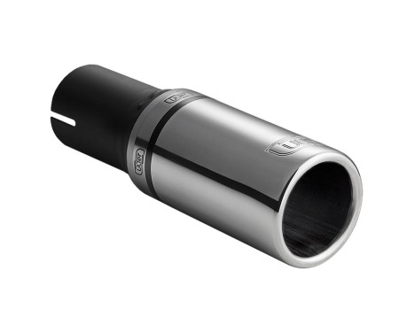 Ulter Sport Exhaust Tip - Round 60mm - Length 90mm - Assembly ->50mm - Stainless Steel, Image 2