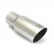 Ulter Sport Exhaust Tip - Round 80mm Angled - Length 180mm - Assembly ->50mm - Stainless Steel