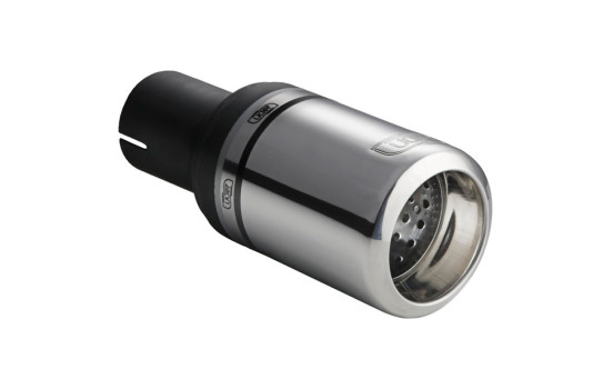 Ulter Sport Exhaust Tip - Round 80mm Big Rim - Length 80mm - Mounting ->50mm - Stainless Steel, Image 2