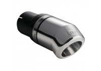 Ulter Sport Exhaust Tip - Round Ø80mm Down - Length 200mm - Mounting ->50mm - Stainless Steel