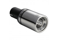 Ulter Sport Exhaust Tip - Round 80mm - Length 120mm - Mounting ->60mm - Stainless Steel