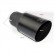 Ulter Sport Exhaust Tip - Round 90mm Angled - Length 180mm - Assembly ->55mm - Black Stainless Steel, Thumbnail 2