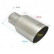 Ulter Sport Exhaust Tip - Round 90mm Angled - Length 180mm - Mounting ->50mm - Brushed, Thumbnail 2