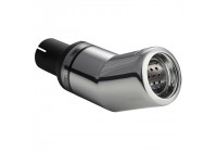 Ulter Sport Exhaust Tip - Round DTM 80mm - Length 170mm - Assembly ->50mm - Stainless Steel