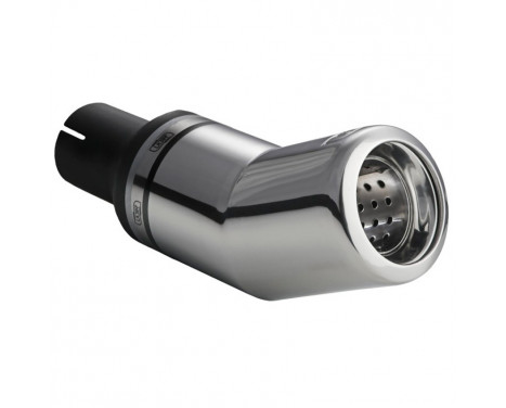 Ulter Sport Exhaust Tip - Round DTM 80mm - Length 170mm - Assembly ->50mm - Stainless Steel