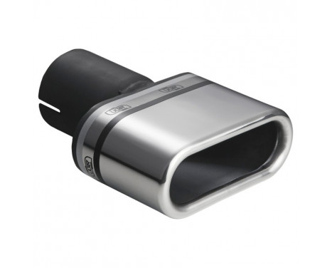 Ulter Sport Uitlaatsierstuk - Oval 110x45mm - Length 80mm - Mounting -> 50mm - Stainless steel