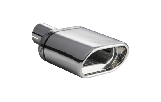 Ulter Sport Uitlaatsierstuk - Oval 145x75mm - Length 200mm - Mounting -> 50mm - Stainless steel