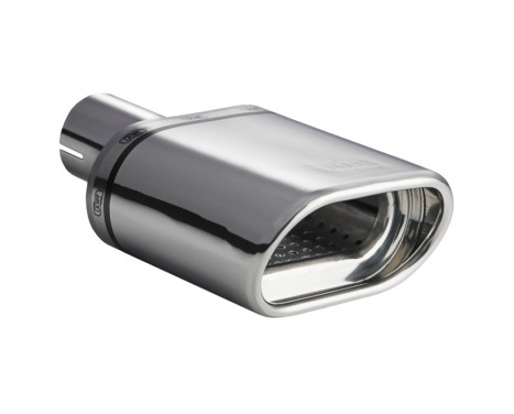 Ulter Sport Uitlaatsierstuk - Oval 145x75mm - Length 200mm - Mounting -> 50mm - Stainless steel, Image 2