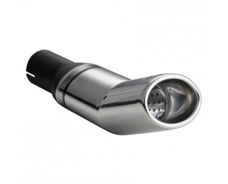 Ulter Sport Uitlaatsierstuk - Oval DTM 95x65mm - Length 170mm - Mounting -> 50mm - stainless steel