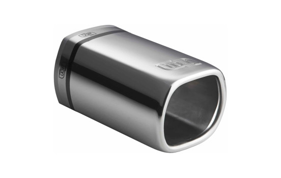 Ulter Sport Uitlaatsierstuk - Rectangle 80x65mm - Length 120mm - Mounting 40-55mm - stainless steel, Image 2
