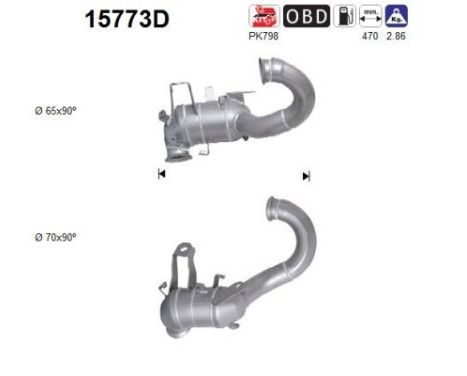 Catalyst Citroen / Fiat / Lancia / Peugeot, Image 2