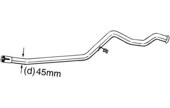 Repair Pipe, catalytic converter, Image 2