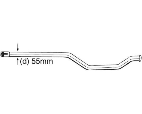 Repair Pipe, catalytic converter, Image 2