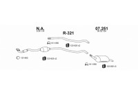 Repair pipe for catalyst