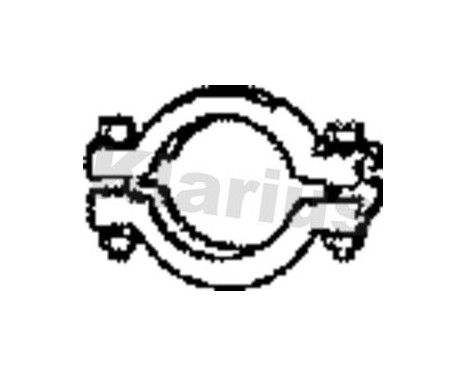 Clamp, exhaust system