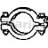 Clamp, exhaust system