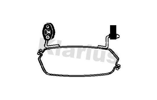 Clamp, exhaust system, Image 2