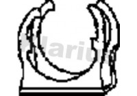 Clamp, exhaust system